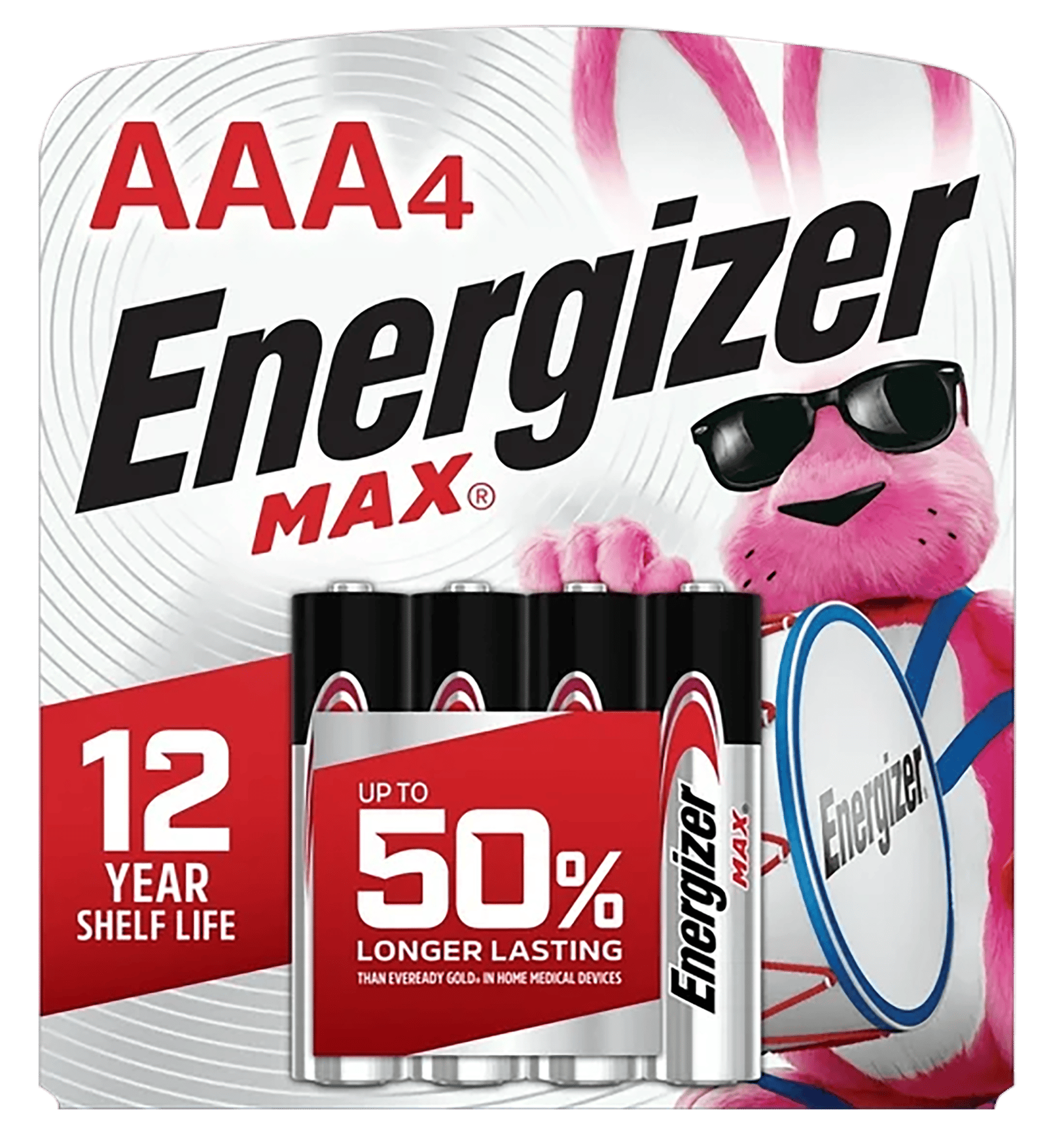 Energizer E92BP4 AAA Max Black/Silver 1.5V Alkaline Qty (4) Single Pack