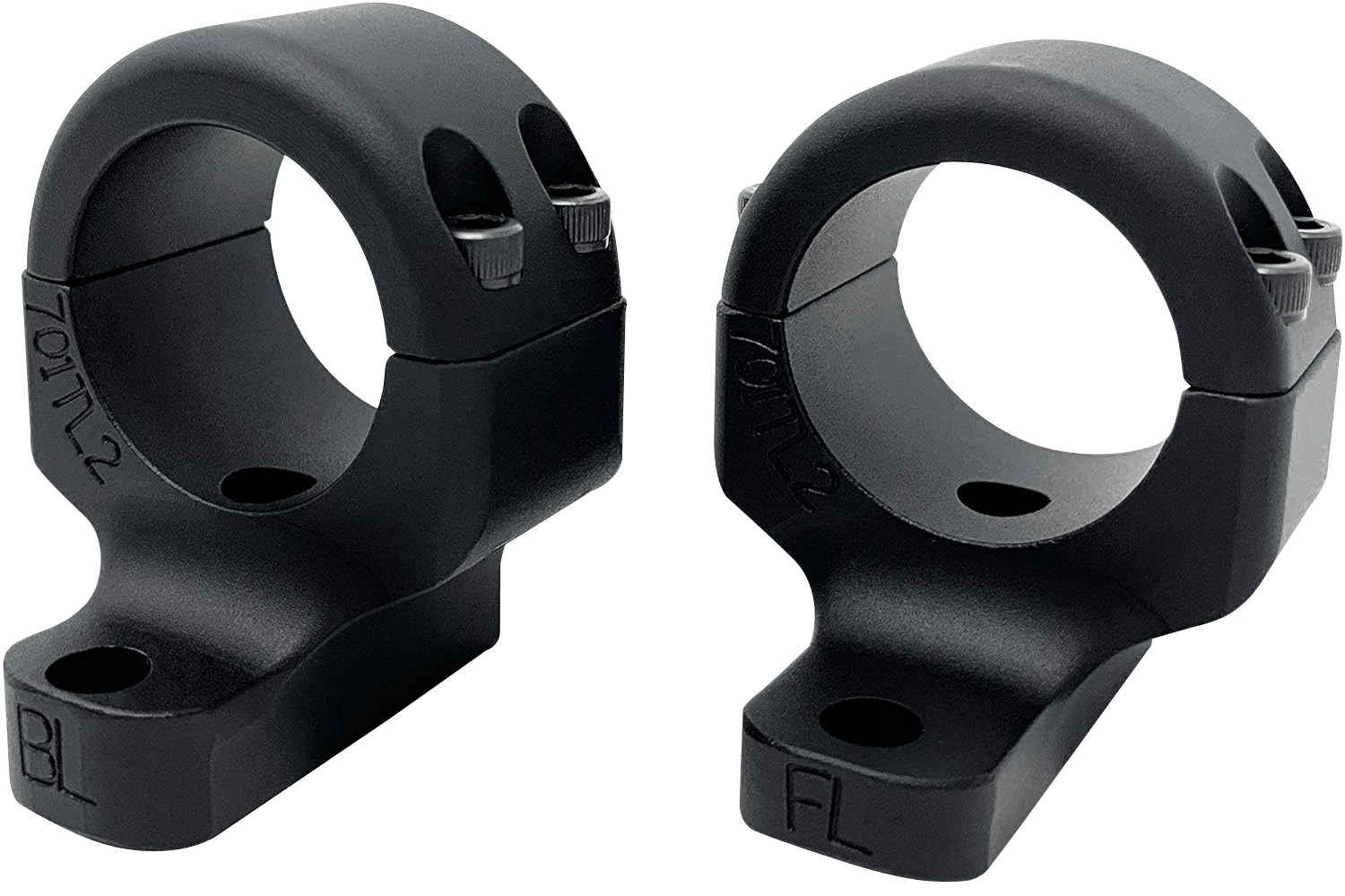 DNZ 701TL2 Game Reaper 2 Scope Mount/Ring Combo Matte Black 1" Howa