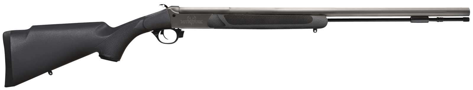 Traditions CR84110440 NitroFire VAPR 50 Cal 209 Primer 26" Gray Cerakote Fluted & Tapered Barrel, Drilled & Tapped Receiver, Black Fixed Synthetic Stock