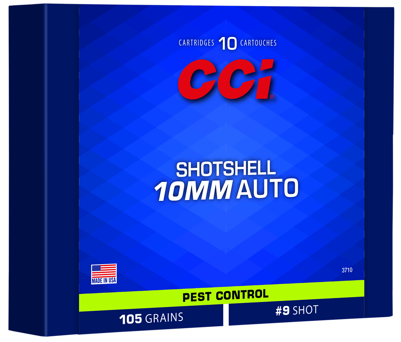 CCI 3710 Pest Control  10mmAuto 105gr 10 Per Box/20 Case