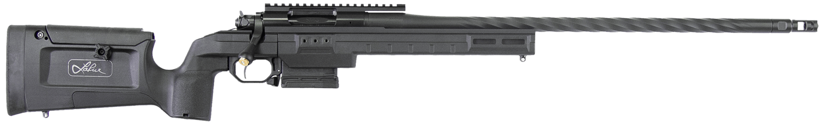 Larue Tactical LTKRGSIETE300WSM24BLK Siete Magnum 300 WSM 3+1 24" Sendero Fluted Barrel Black Right Hand