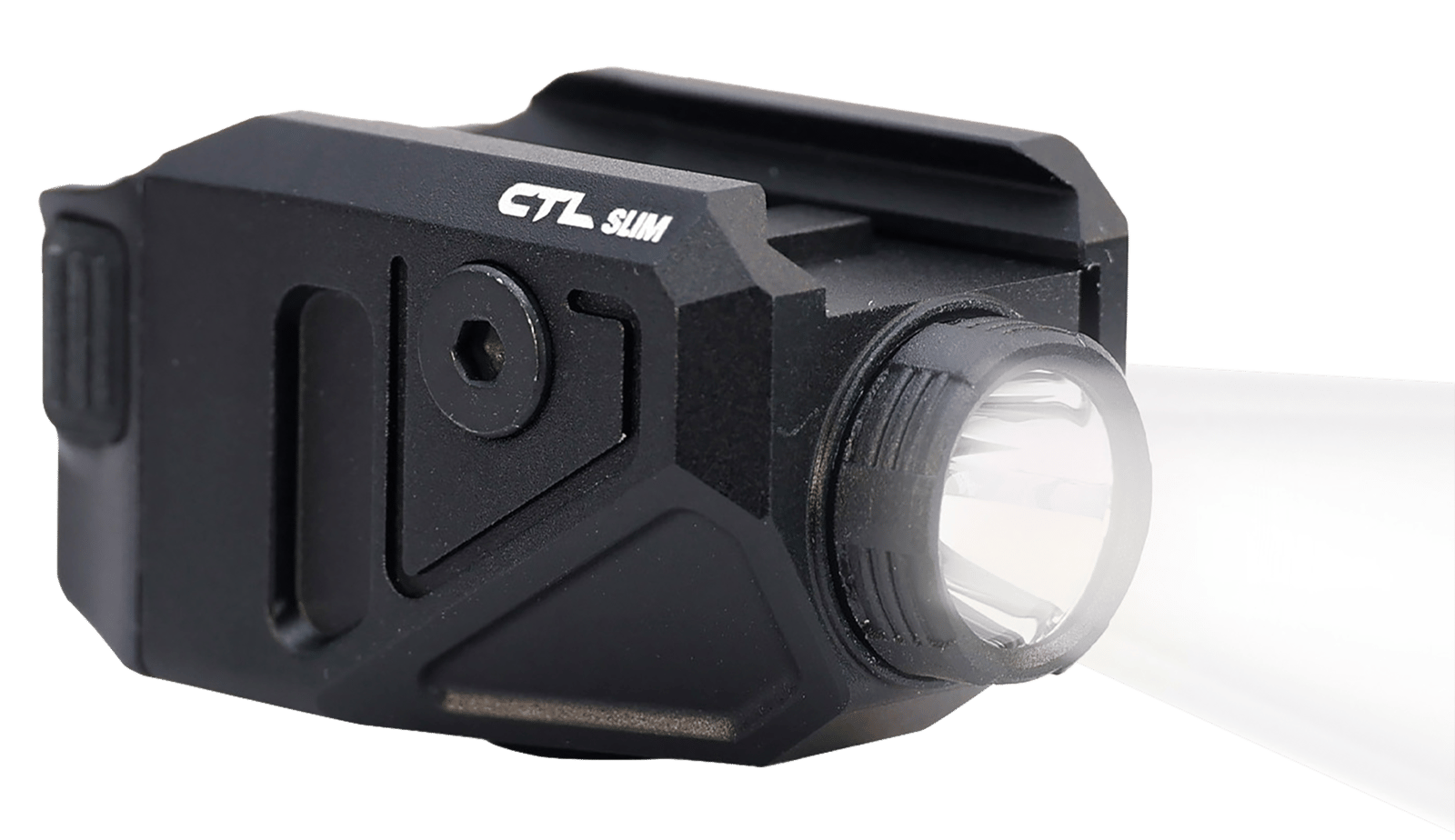 Viridian 9300050 CTL Slim C Series Black Glock 43X/48 MOS 550 Lumens 25 Yards Day/1 Mile Night Beam Rail Mount