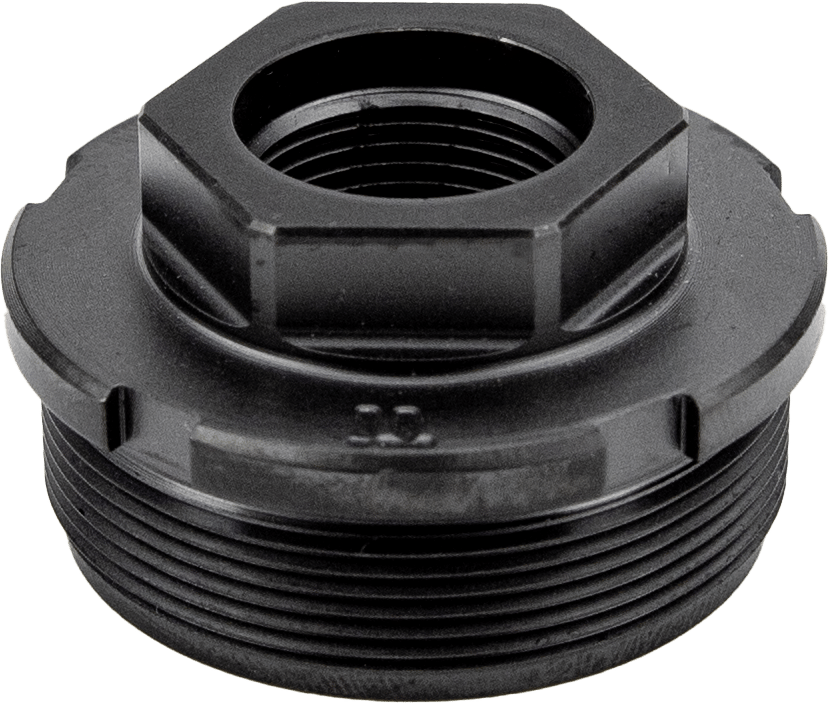 Kgm Suppressors A-DTA-T-2  Direct Thread Adapter Fits 5/8"x24 Titanium Nitride Black