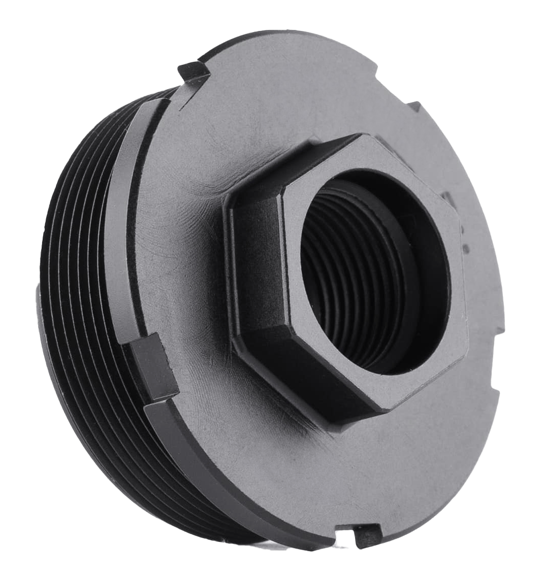 Dead Air LT306 HUB Direct Thread Mount 3/4"x20 4140 HT Alloy Steel Black Nitride
