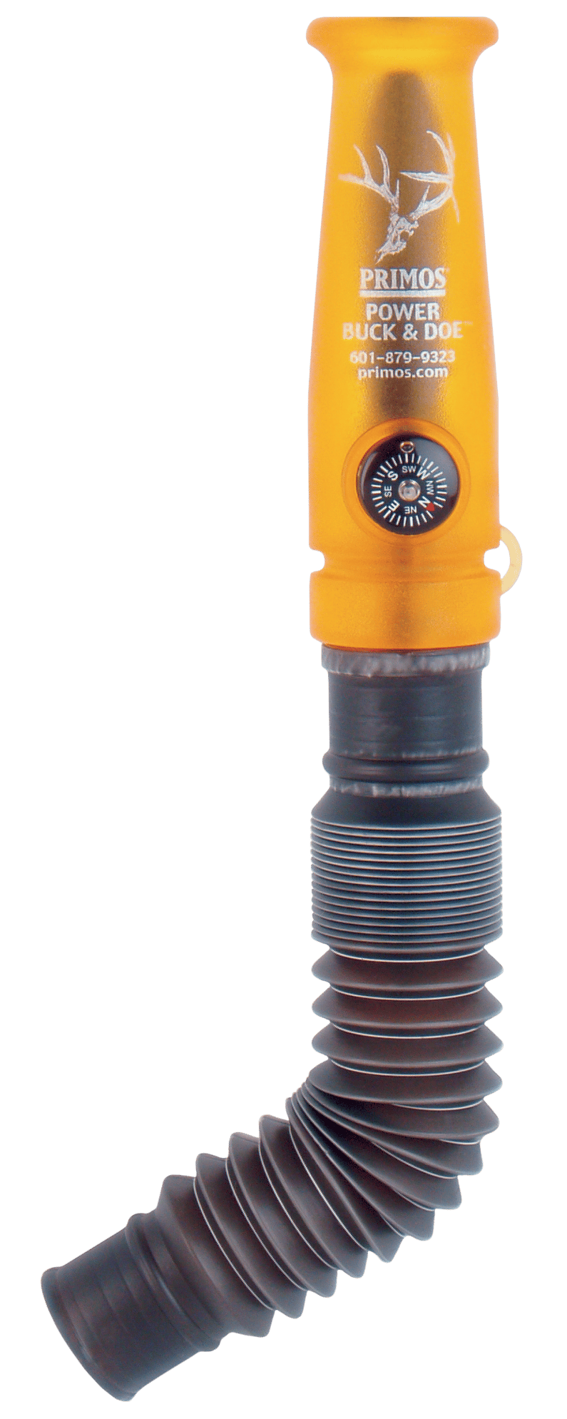 Primos 729 Power  Grunter Call Single/Double Reed Attracts Deer Black/Gold Plastic