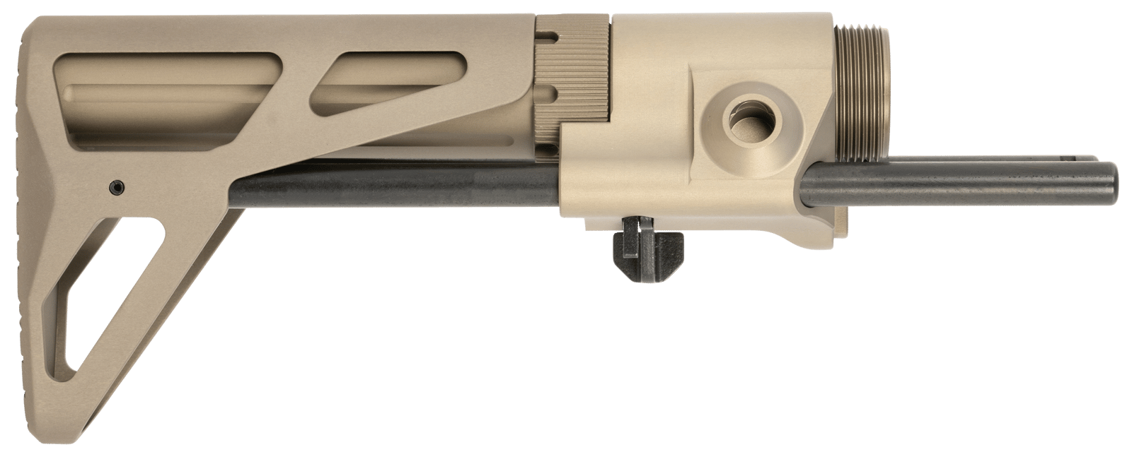 Maxim Defense MXM47563 Combat Carbine Stock (CCS) Gen 6 FDE Aluminum, Includes Buffer Tube, Fits AR-15 Platform