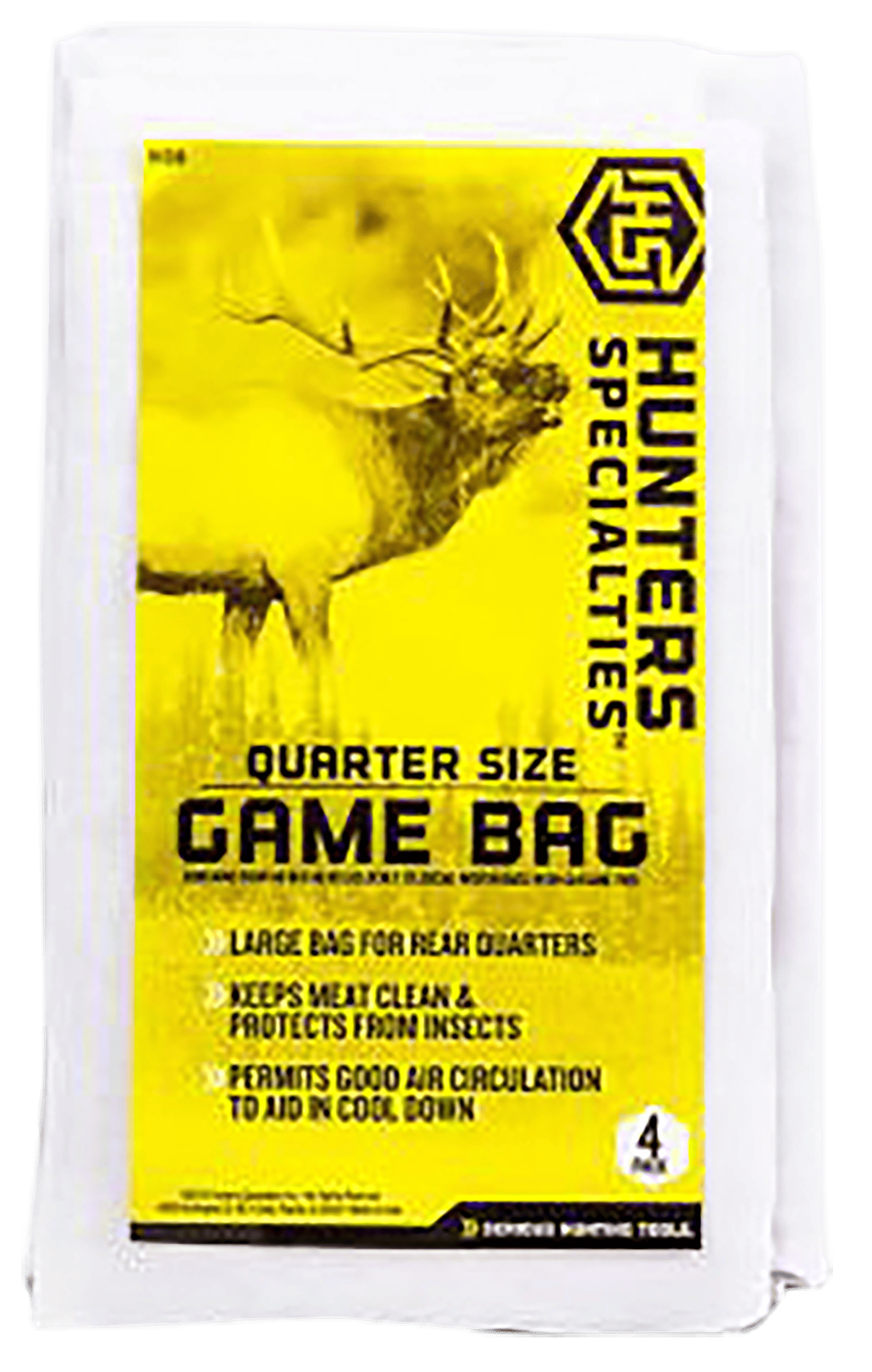 Hunters Specialties HS01238 Quarter Size Game Bag 4Pack