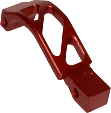 Timber Creek Outdoors AROTGR AR Oversized Trigger Guard Drop-In Red Anodized Aluminum For AR-Platform