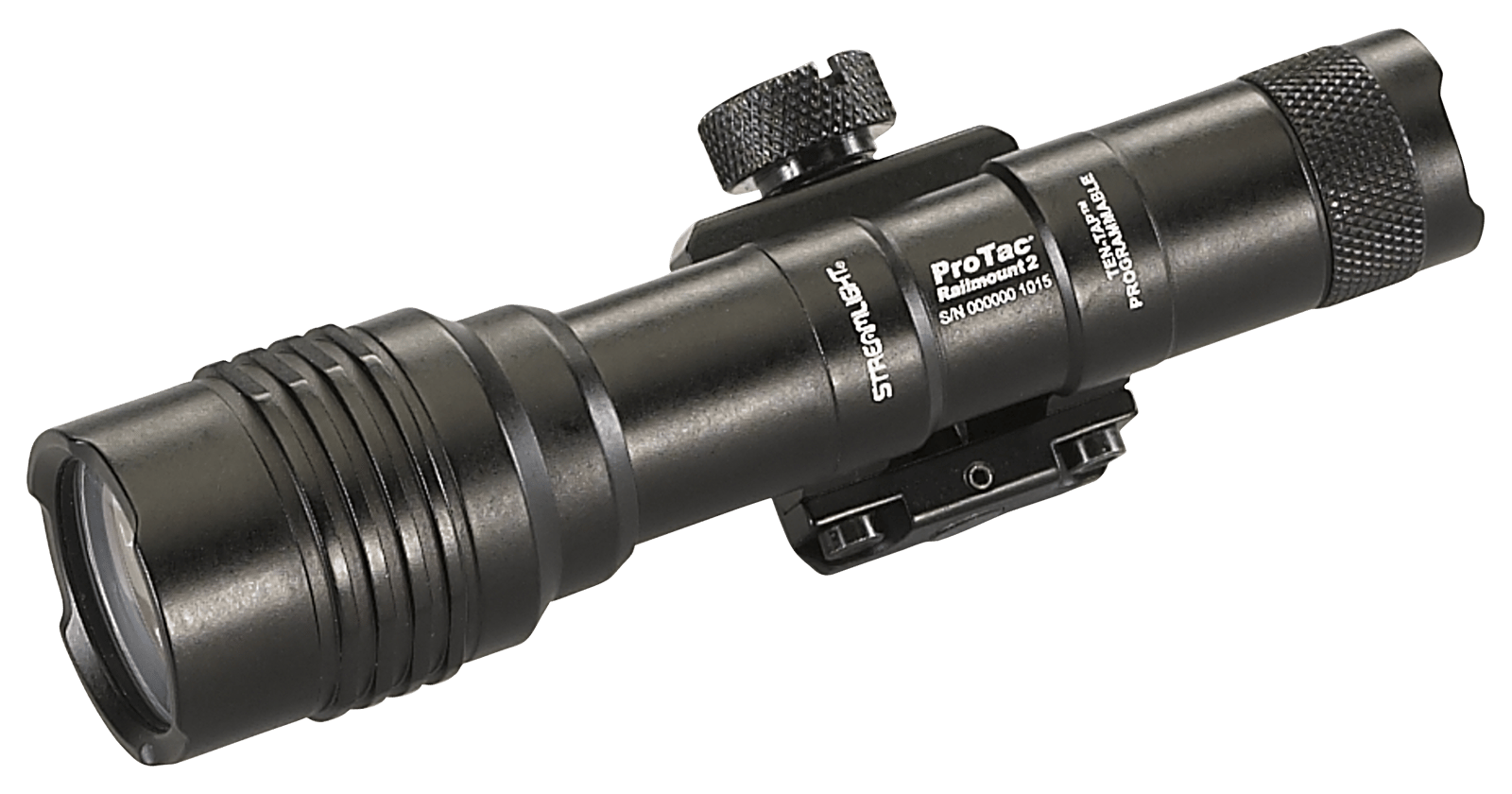 Streamlight 88059 ProTac Rail Mount 2L Black Anodized Aluminum Rifle, 60/625 Lumens, White LED Bulb, 89-297 Meters Beam, Picatinny Rail Mount