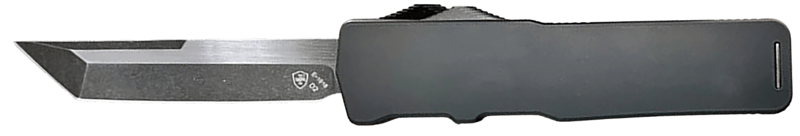 Templar Knife XSBR221 Premium LW Excalibur Small 3" OTF Tanto Plain Black Oxide Stonewashed D2 Steel Blade, 4.50" Black Aluminum Handle