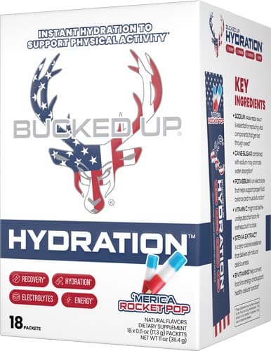 BUCKED UP HYDRATION 2.0 ROCKET POP 18 COUNT