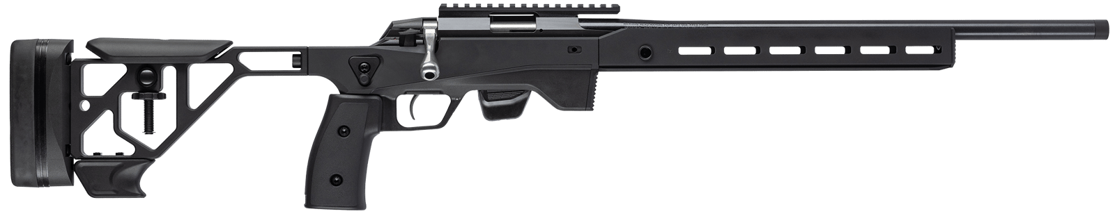Tikka JRT1XATB30920 T1X Ace Target 17 HMR 10+1 20" Black Anodized Threaded Barrel, Picatinny Rail Receiver, ARCA/M-LOK Handguards, Black Adjustable Aluminum Stock, Black Polymer Grips