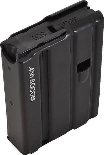D&H TACTICAL MAGAZINE 458SOC 4RD BLK W/LASER LOGO AR15