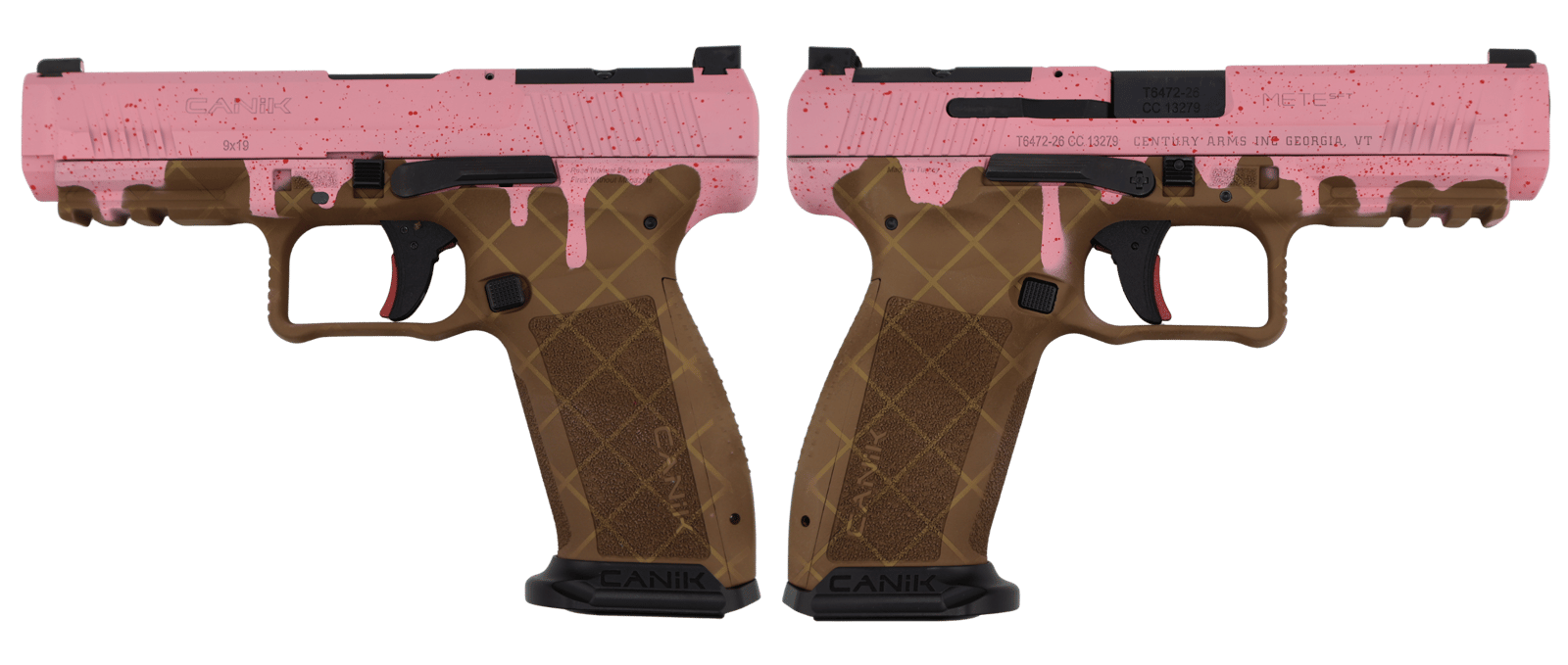 CANIK METE SFT ONE SERIES 9MM STRAWBERRY ICE CREAM PSTL 4.46 BRL 1-18RD MAG