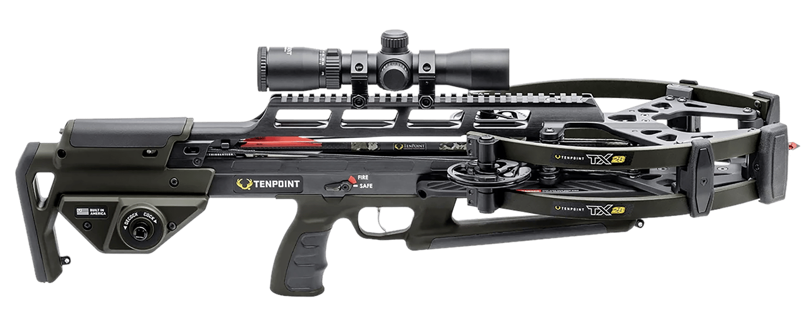 Tenpoint CB250041849 TX28  Moss Green Draw Weight 250 28" Long