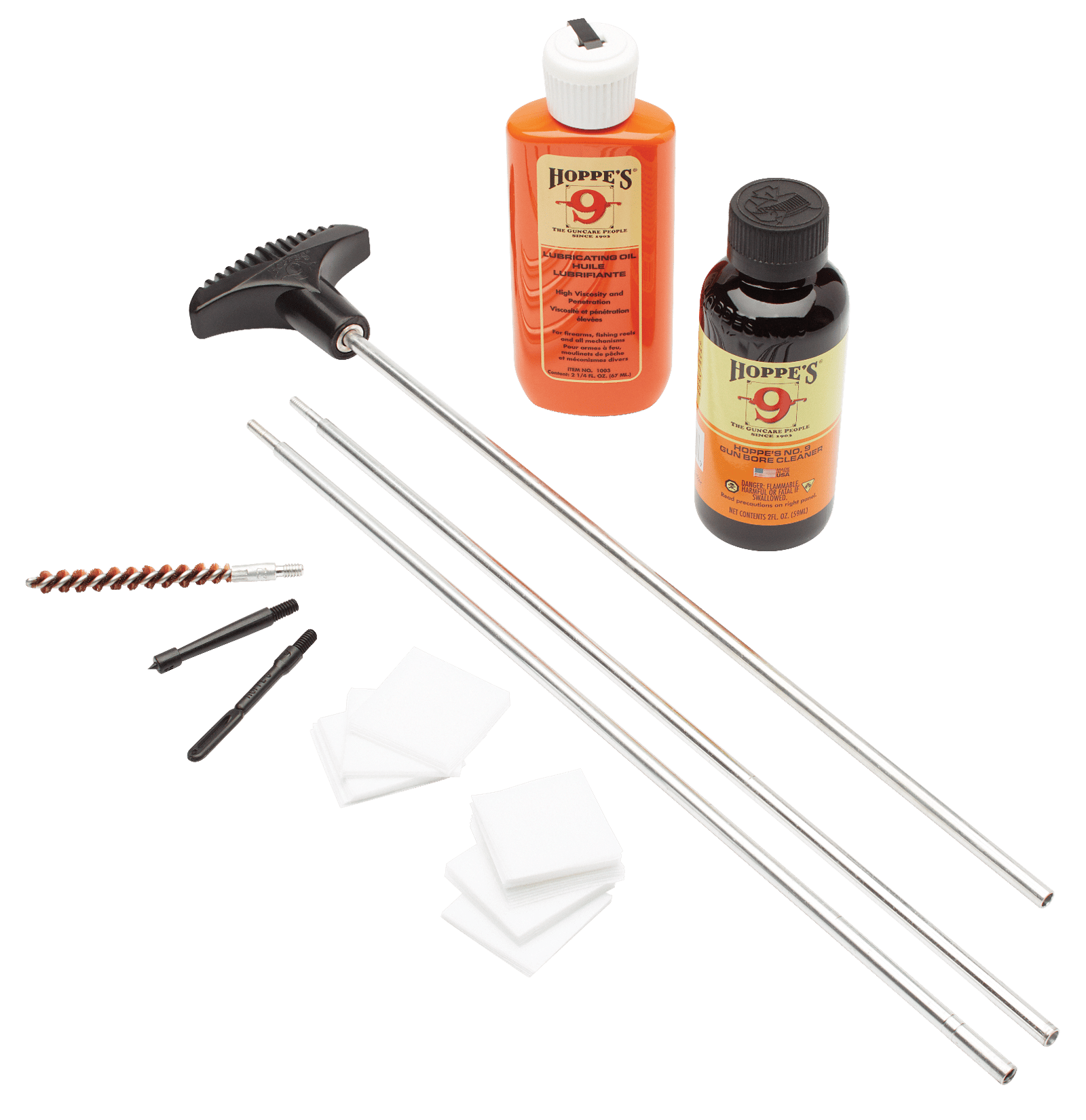 Hoppe's U30B Rifle Cleaning Kit 30 / 32/ 8mm / 7.62mm (Clam Pack)