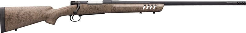 WINCHESTER MODEL 70 LONG RANGE 6.5CM 24" TAN/BLK W/ MB!