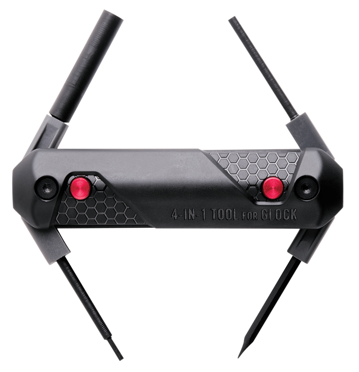 Real Avid AVGLOCK41 4-in-1  Black Handgun Tool Compatible w/Glock