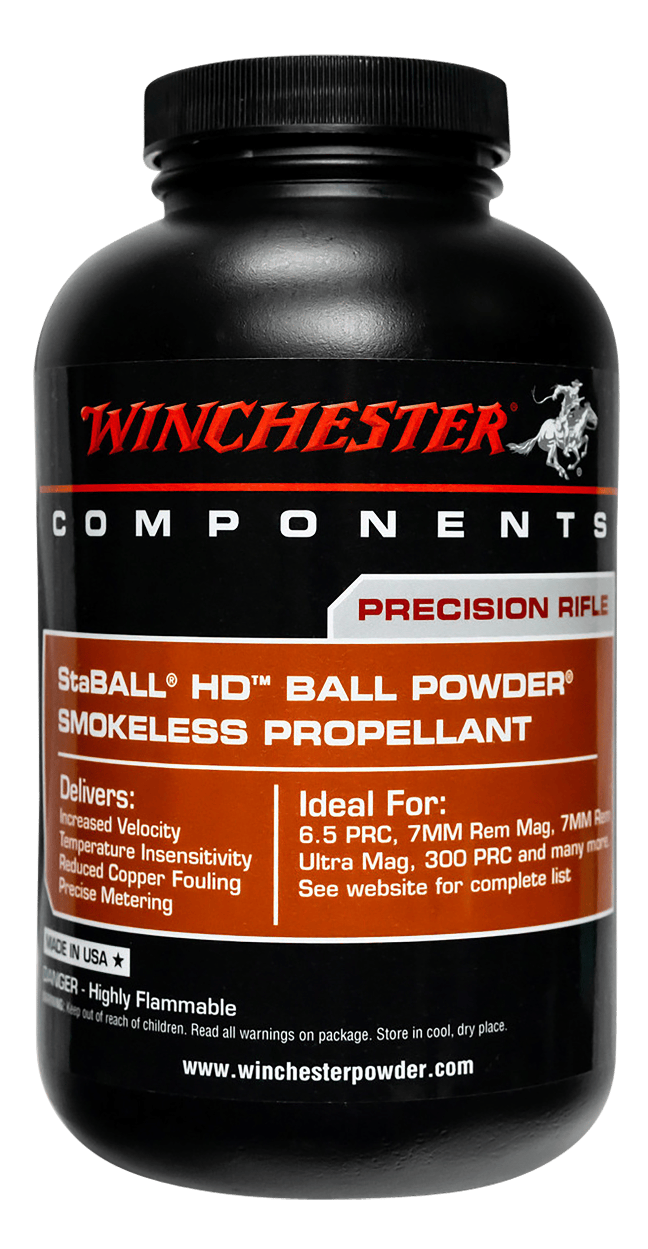 Winchester Powder STABALLHD1 Staball HD Rifle Powder 1LB
