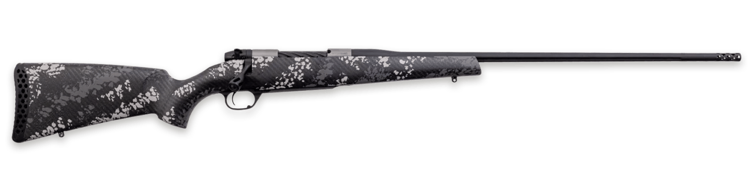 Weatherby MBT20N25CMR4B Mark V Backcountry 2.0 Ti 25 Creedmoor 4+1 22" Graphite Black Cerakote Fluted Threaded Barrel, Titanium Drilled & Tapped Receiver, Carbon Fiber w/Gray & White Sponge Accents Fi