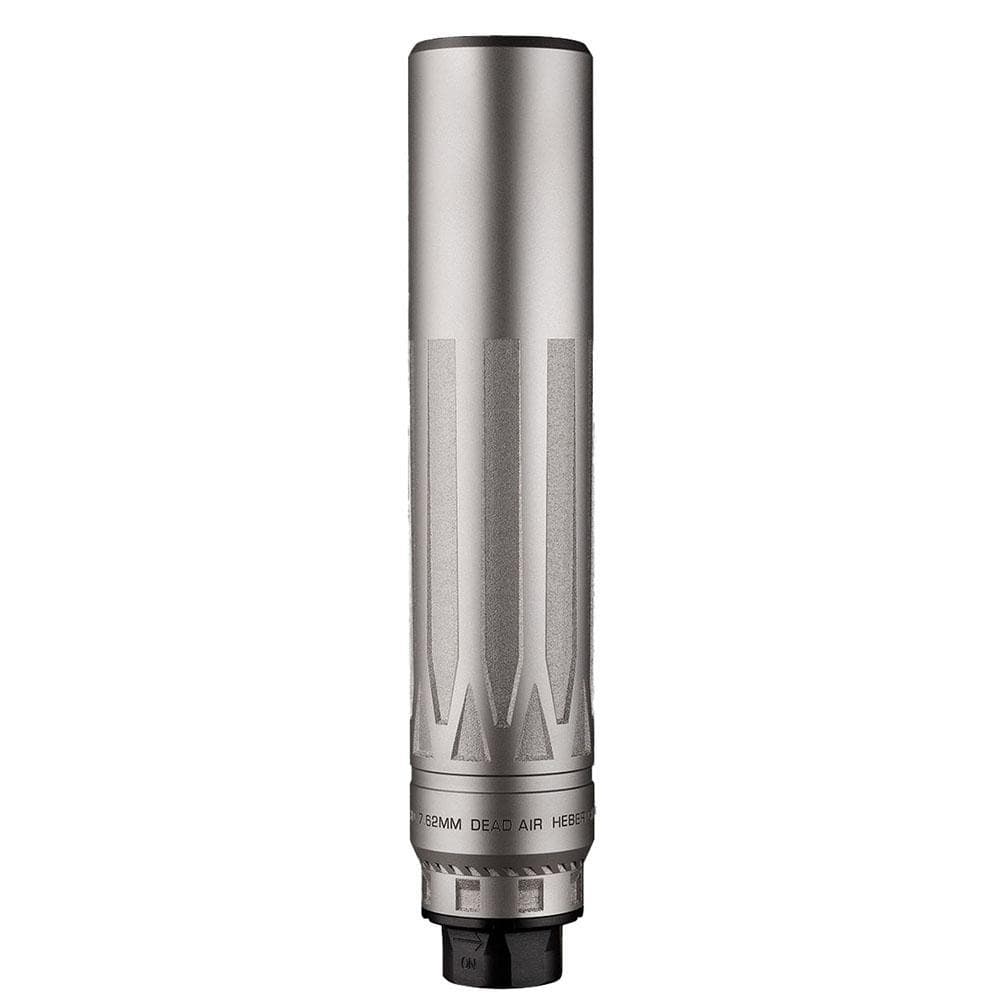 Dead Air Nomad-LTi XC Silencer w/Xeno Adapter - 7.62mm 9.30 (Cal) Silver w/DA124 Omni Brake