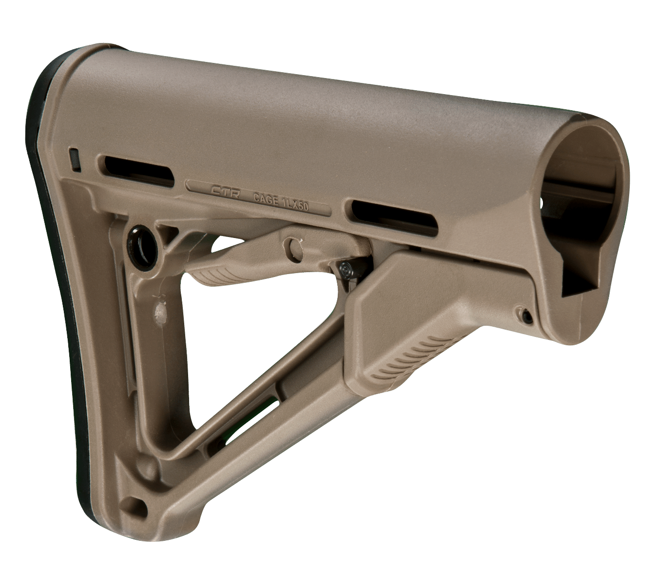 Magpul MAG310FDE CTR Carbine Stock Flat Dark Earth Synthetic for AR-15, M16, M4 with Mil-Spec Tube (Tube Not Included)