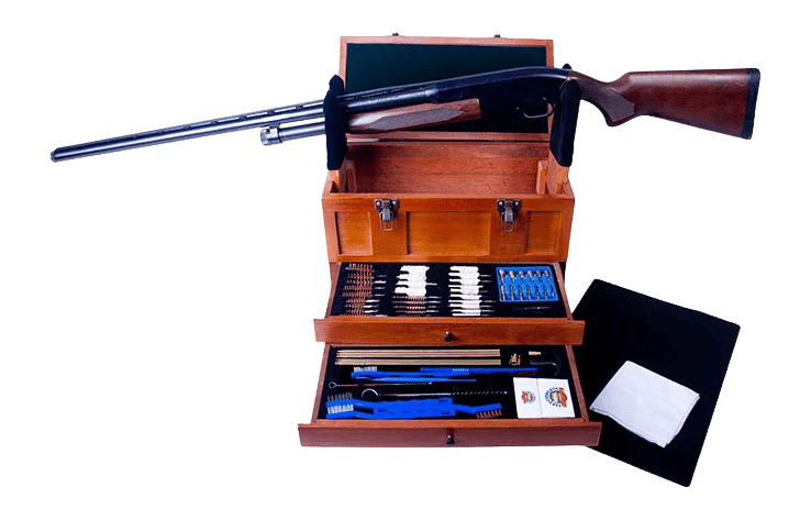 DAC TBX 96-W  63PC UNV GUN CLN KIT WOODEN BOX