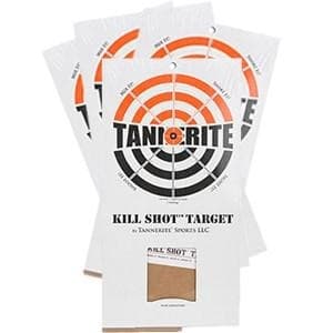 Tannerite Kill Shot Bundle 4 Cardboard Bullseye Targets