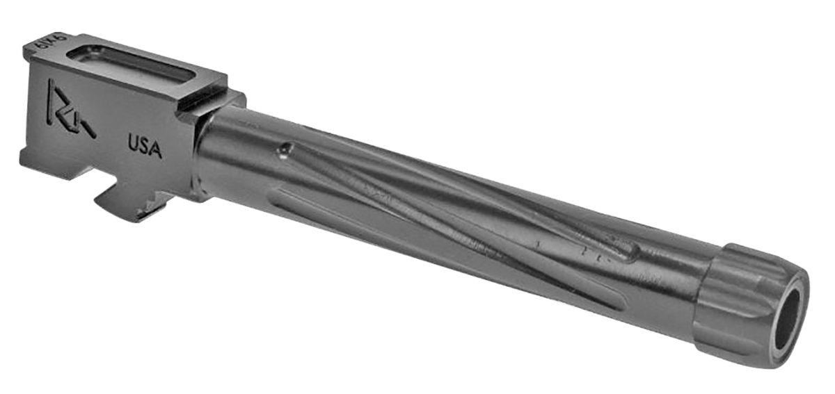 Rival Arms RA20G104D Precision V1 Match Grade 9mm Luger Compatible w/Glock 17 Gen5, 4.49" Fluted Threaded PVD Stainless Steel
