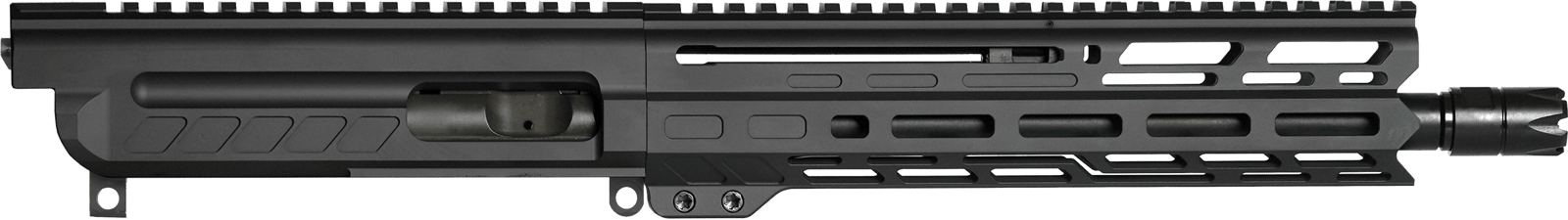 CMMG 99B80E4AB Dissent  9mm Luger 10.50", Left Side Charging Handle, Armor Black, Zeroed Linear Comp, 9.60" M-LOK Handguard, Picatinny End Plate, Fits AR-Platform