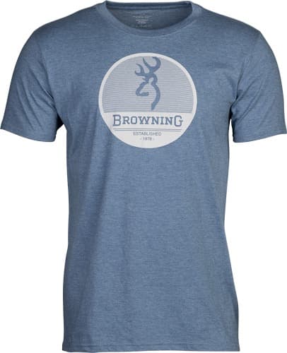 BROWNING SS T-SHIRT CIRCUIT BLUE XLARGE