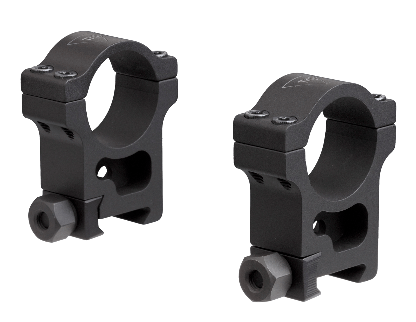 Trijicon AC22011 Riflescope Rings  Black Hardcoat Anodized  30mm  Extra High