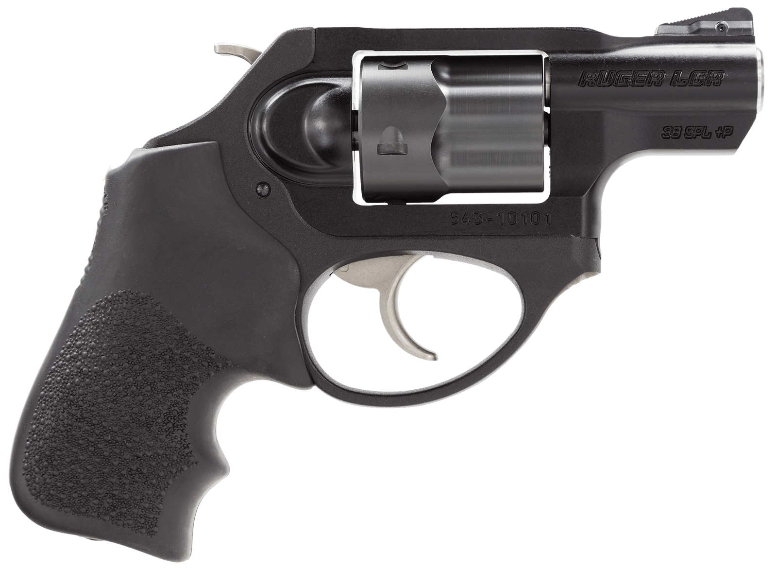 Ruger 5430 LCRx  Small Frame 38 Special +P 5rd 1.87" Matte Black Barrel, Black PVD Stainless Steel Cylinder, Matte Black Aluminum Frame, Hogue Tamer Monogrip, Transfer Bar, Safety Exposed Hammer