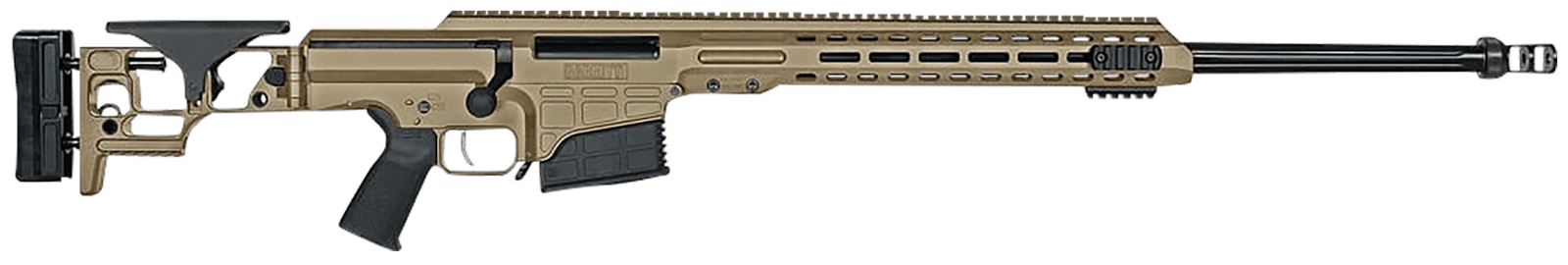 Barrett 18479 MRAD  338 Lapua Mag 26" 10+1 Flat Dark Earth Cerakote Flat Dark Earth Folding with Adjustable LOP Stock Black Polymer Grip Right Hand