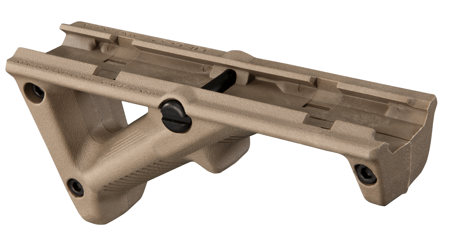 Magpul MAG414-FDE AFG-2  Flat Dark Earth Polymer Angled Foregrip for AR-Platform or Most Picatinny Railed Handguard
