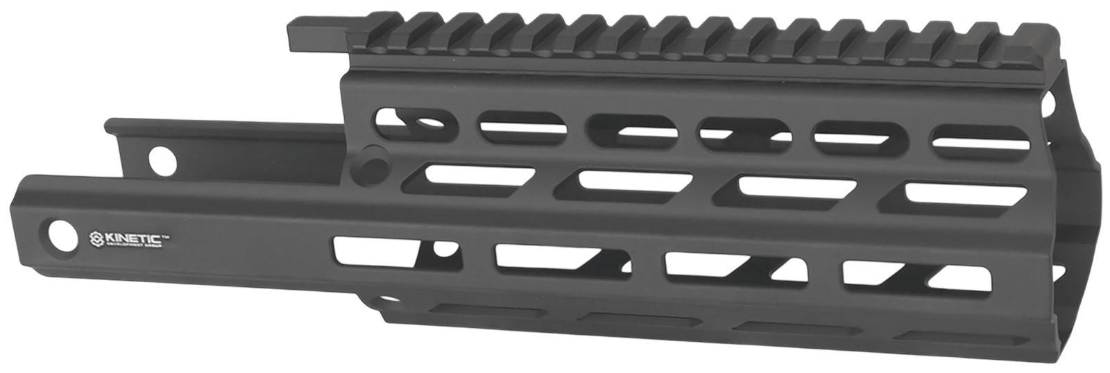 Kinetic Development Group STR5-MK2-020 SRX6 MK2 Stribog Rail Extension Black Aluminum Compatible w/ Stribog SP9 Models w/ MLOK Receivers