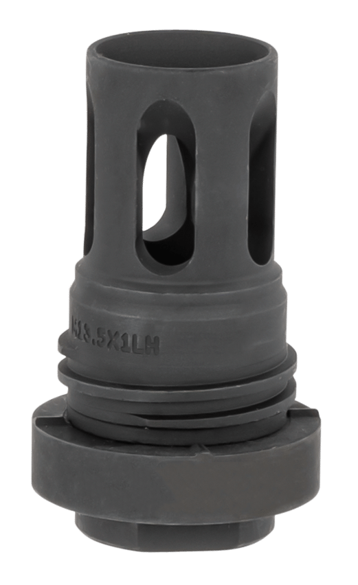 Yankee Hill 4315M13LA Mini QD Flash Hider Black Phosphate M13.5x 1 LH Threads 2.13" OAL for 5.56x45mm NATO AR-Platform