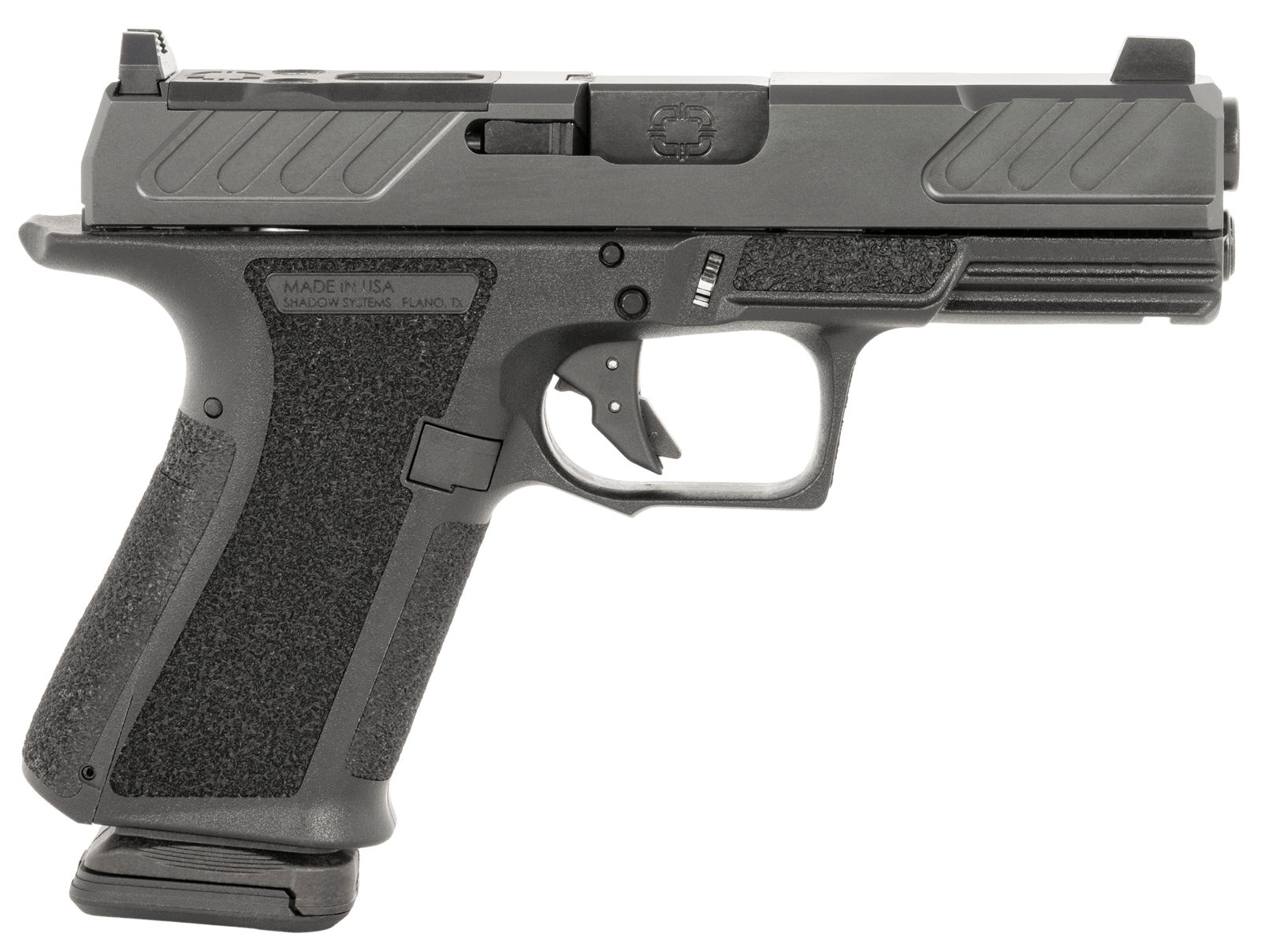 Shadow Systems SS-1306-B MR920 Foundation 9mm Luger 15+1 4" Black Nitride barrel, Black Nitride Optic Ready/Serrated Slide, Black Polymer Frame w/Beavertail & Picatinny Rail, Ambidextrous, *Blemished