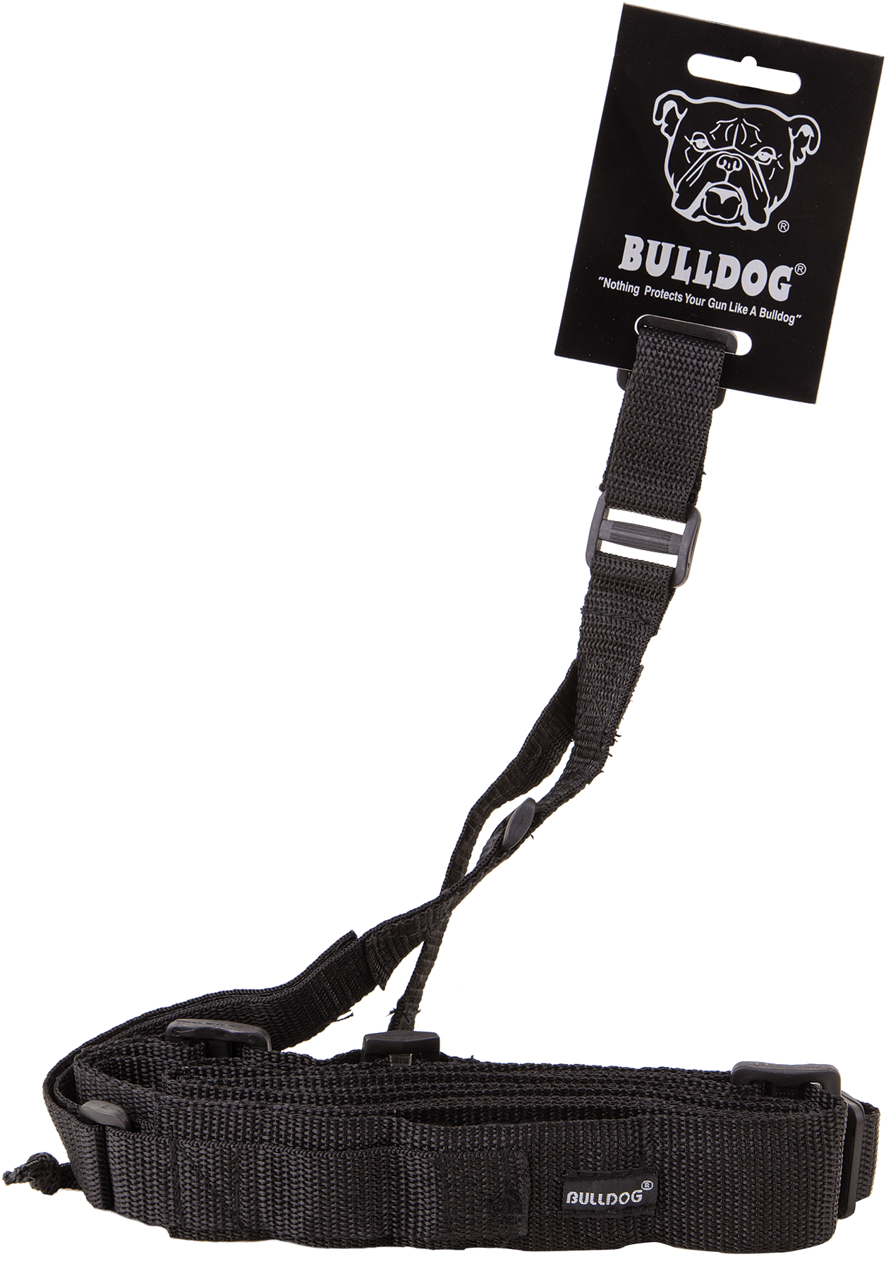 Bulldog BD825 Tactical  Adjustable 3 Point Sling Black Nylon Webbing