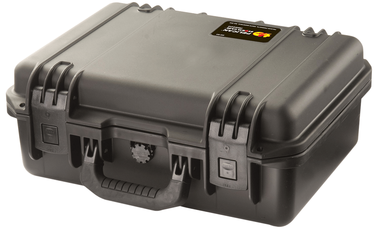 Pelican IM2200X0001 Storm Case Black HPX Resin Holds Handgun