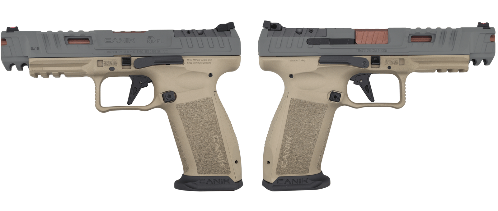 CANIK 9MM SFX RIVAL SUGA CUB 5" BRL 2-18RD MAGS