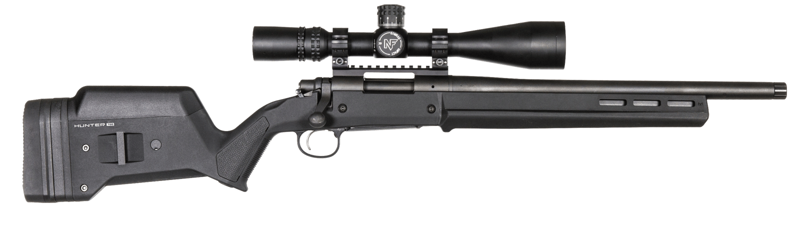 Magpul MAG495-BLK Hunter 700 Stock Black Synthetic Adjustable, Fits Remington 700 Short Action