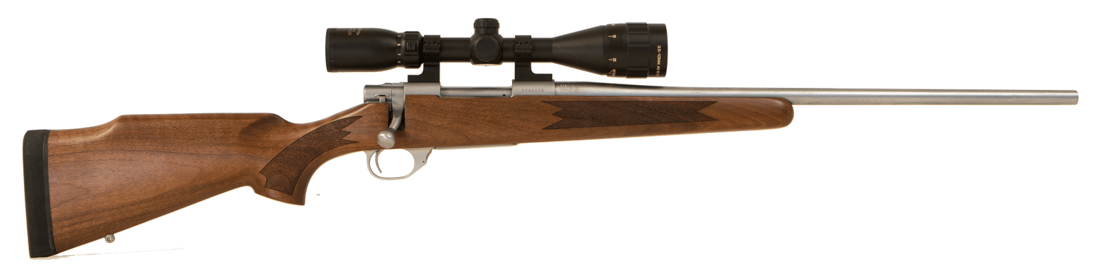 Howa HWH65CTS M1500 Standard Hunter 6.5 Creedmoor 5+1 22" Stainless Steel Threaded Barrel, Stainless Steel Receiver, Fixed Walnut Stock, *Scope Not Included*