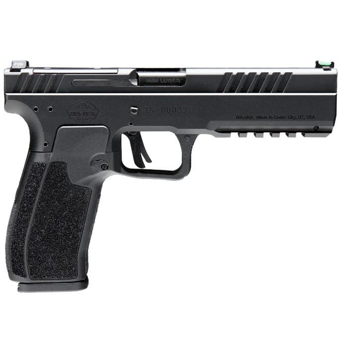 Rock Island RIA 5.0 Standard Handgun 9mm Luger 17rd Magazine 4.9" Barrel Black Night Sights
