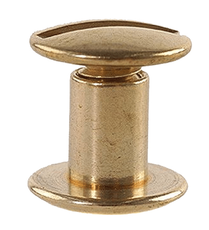 Uncle Mike's 25090 Chicago Screw  Brass 24 Per Pack