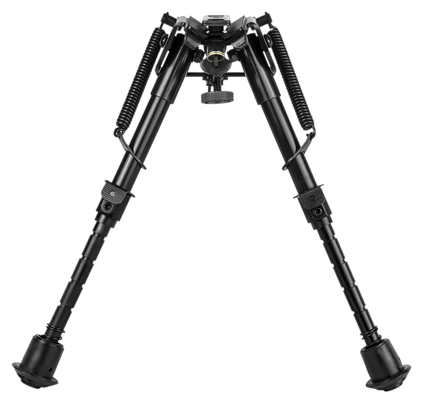 NcStar ABPGC2 Precision Grade Compact Notched Bipod 5.5-8" w/Notched Legs Aluminum/Steel Includes 3 Adapters