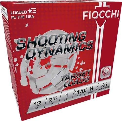 FIOCCHI 12GA 2.75" 1OZ #8 1170FPS 250RD CASE LOT