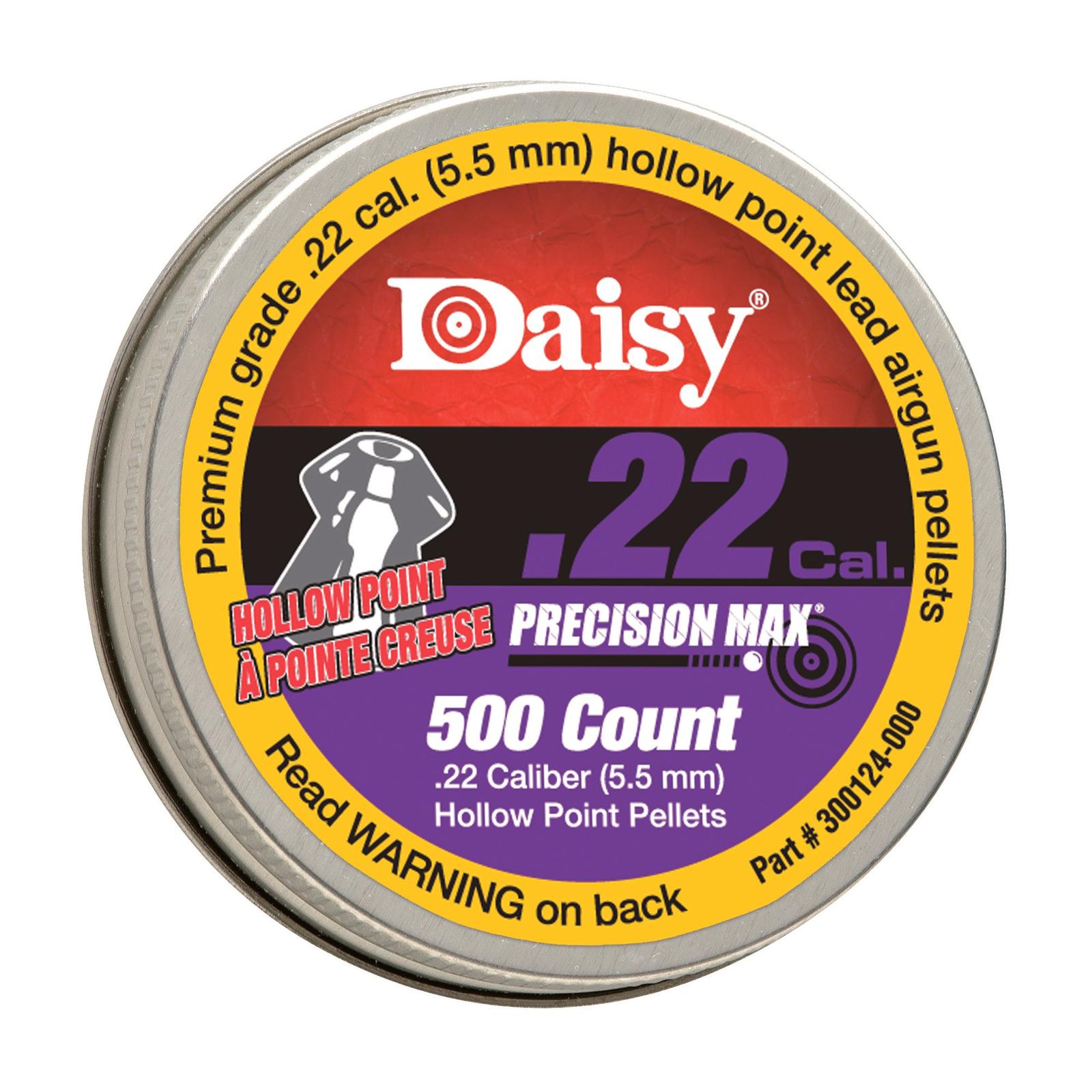 DAISY 22CAL HP PELLETS 500 COUNT TIN