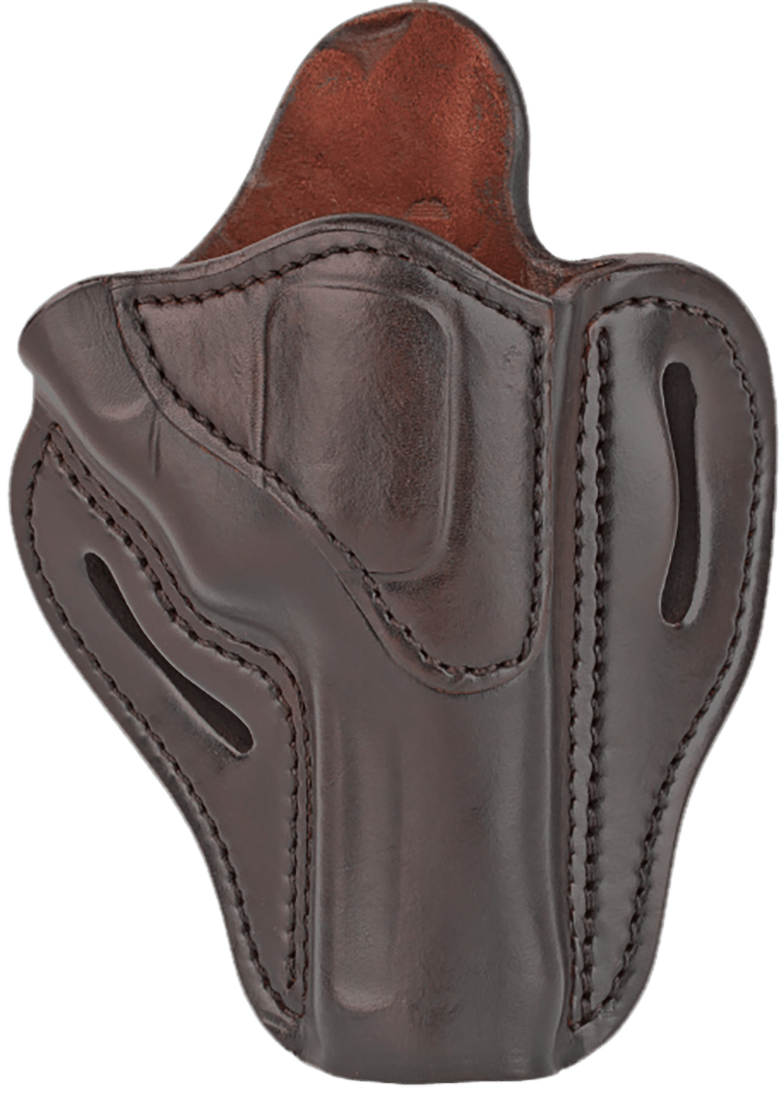 1791 Gunleather RVH2SBRR RVH2  OWB Size 02 Signature Brown Leather Belt Slide Fits Ruger GP100/S&W K Frame Right Hand