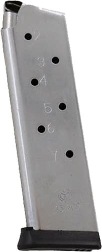 METALFORM MAGAZINE 1911 GOVT. 45ACP 7RD S/S REMOVABLE BASE